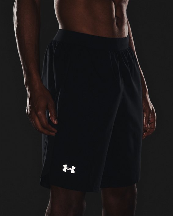 Men's UA Launch Run 9" Shorts, Black, pdpMainDesktop image number 3